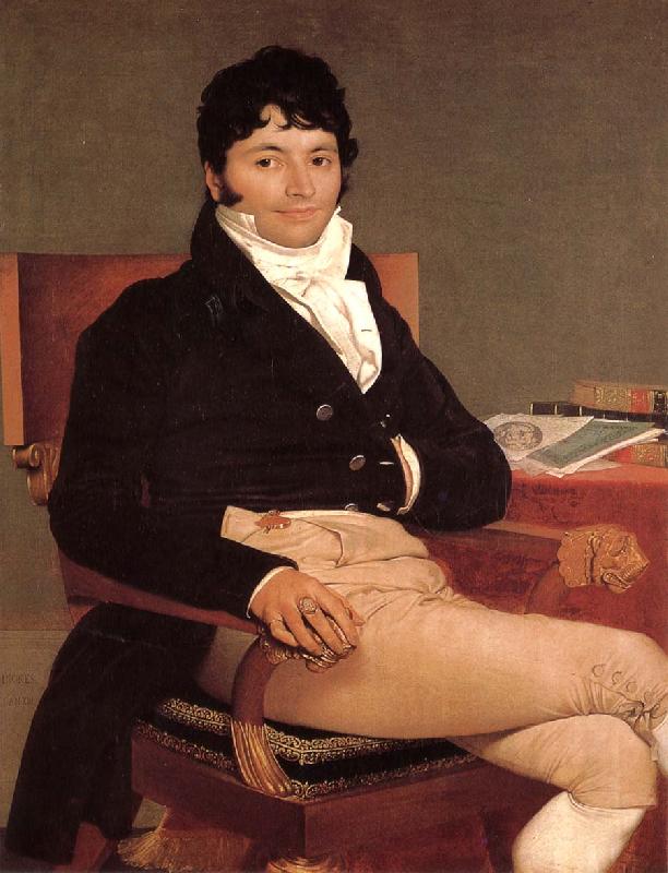 Jean-Auguste Dominique Ingres Portrait of Felibi